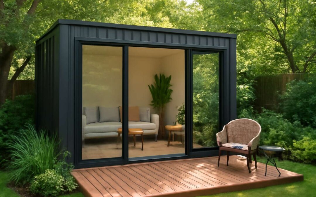 Transform your yard with shipping containers as garden rooms for bold outdoor living.