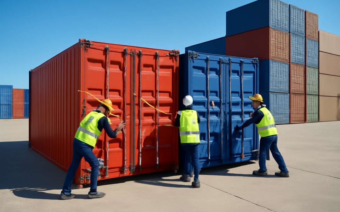 Master the basics: how to stack shipping containers without a crane safely and efficiently!