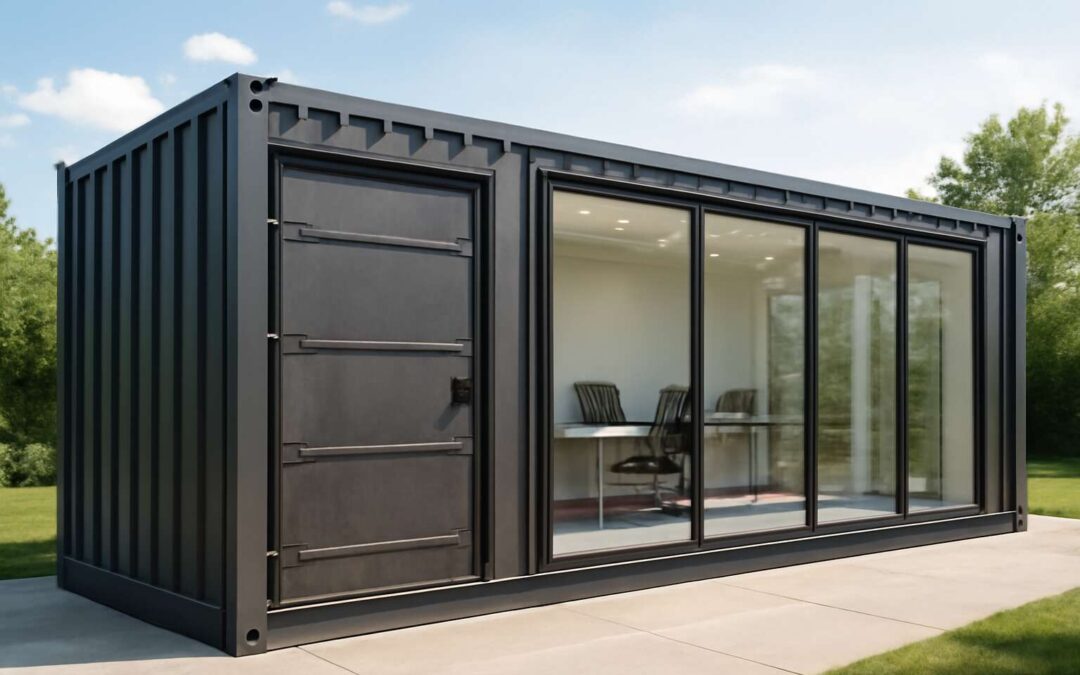 Retrofit Success: doors and windows for shipping containers that optimize security and light